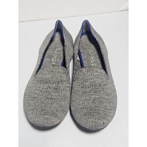 ROTHY’S THE FLAT Gray Heather Knit Round Toe Slip On Flats Women’s Size 9